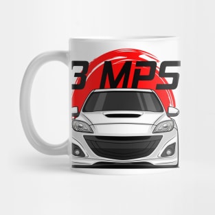 Front White 3 MPS Mazdaspeed3 JDM Mug